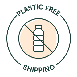 Logo icon showing Greenvyne products come in plastic free packaging