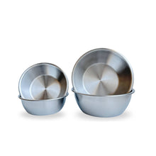 Greenvyne kids stainless steel bowl set – 4-piece on the table