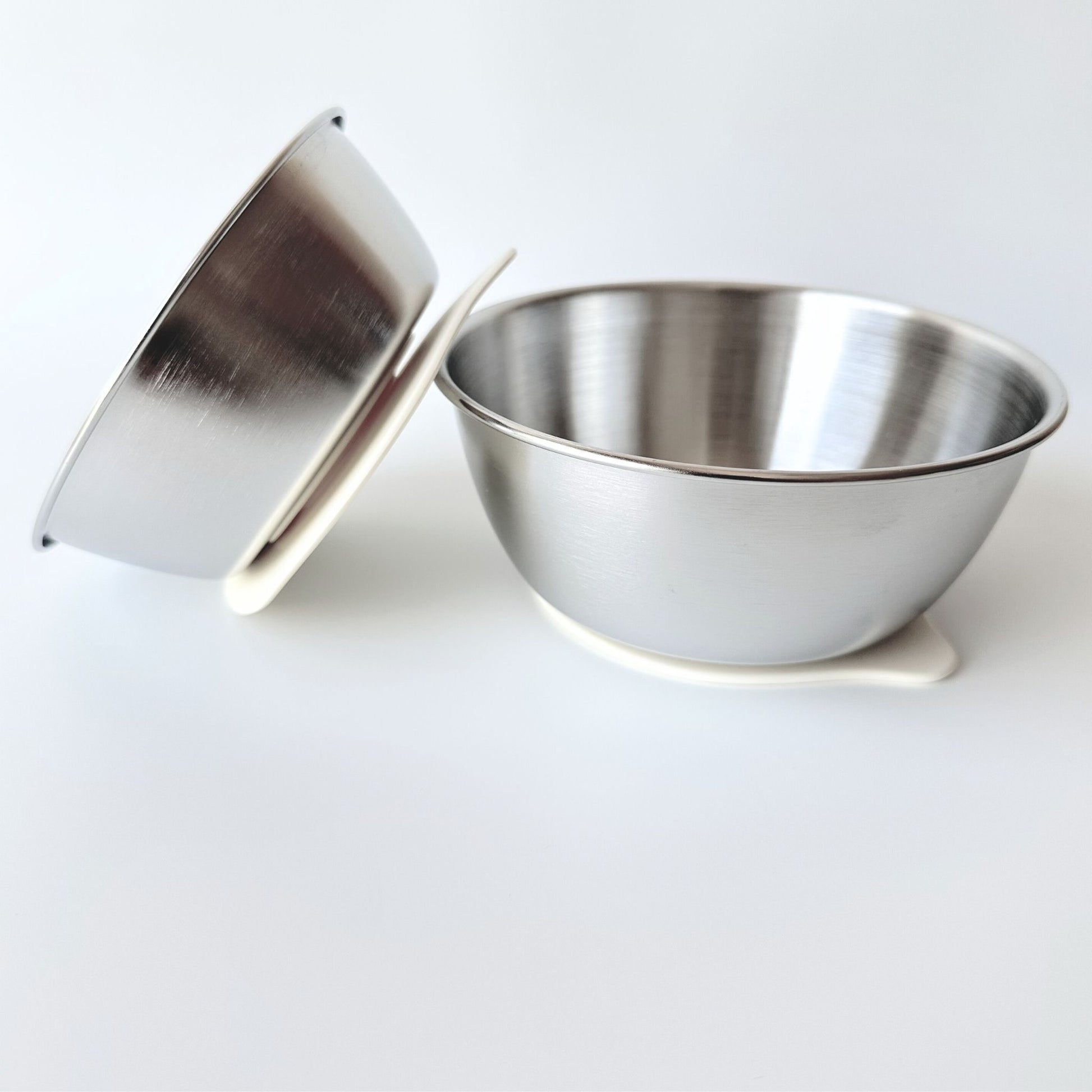 baby toddler stainless steel bowl with silicone suction base greenvyne