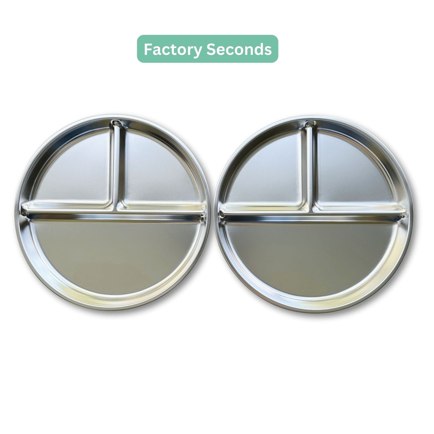 Baby & toddler stainless-steel divided plate with 3 compartments – Greenvyne