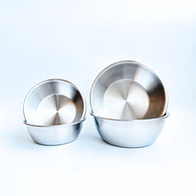 Greenvyne kids stainless steel bowl set – 4-piece on the table