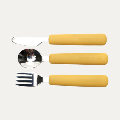 Kids Stainless Steel Cutlery Set | 3-Piece