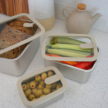 Microwave Safe Stainless Steel Food Containers | Rectangular 3pc