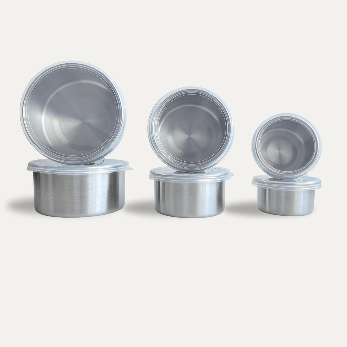 Nesting Stainless Steel Food Containers | Set of 3