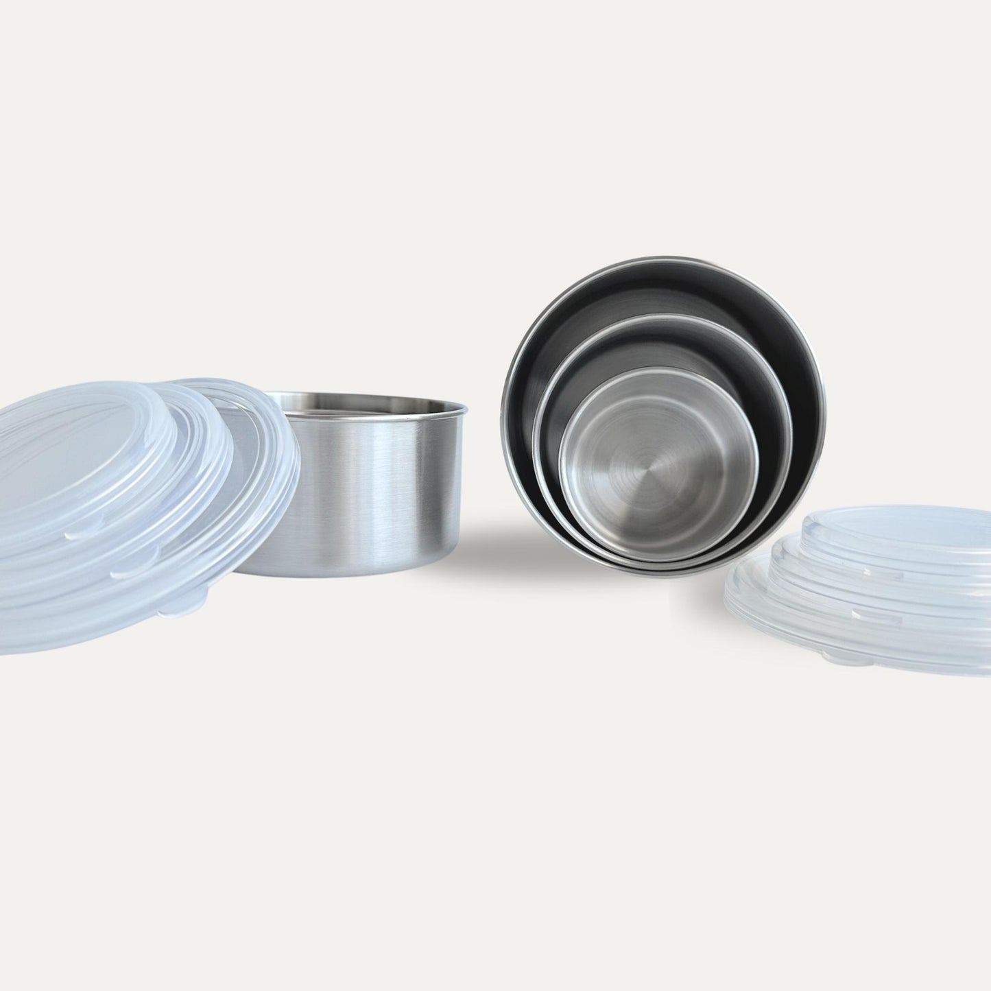Nesting Stainless Steel Food Containers | Set of 3
