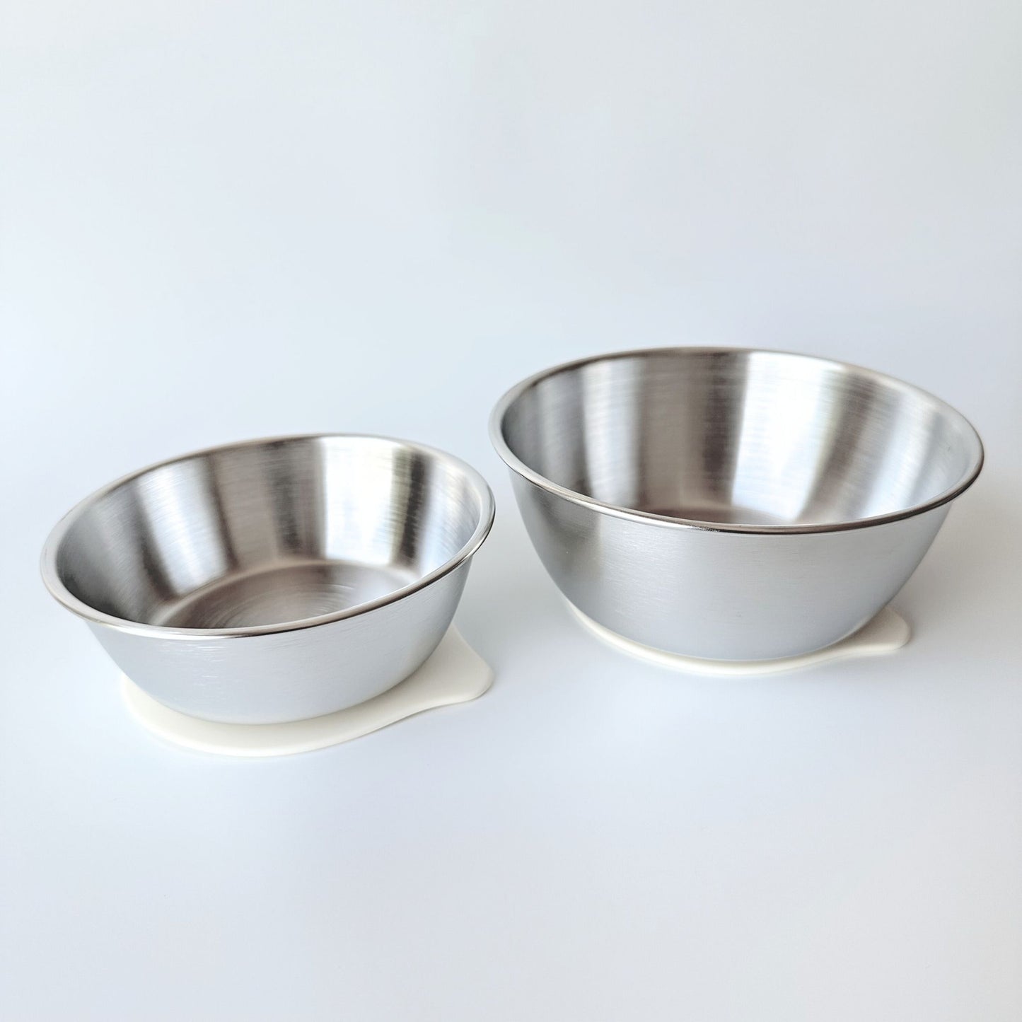 toddler kids stainless steel bowl with silicone suction base greenvyne